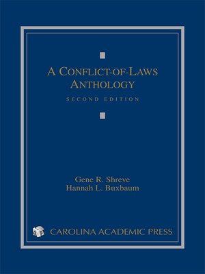 cover image of A Conflict of Laws Anthology